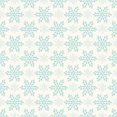 Vector seamless winter retro pattern