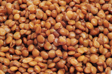 cooked lentils