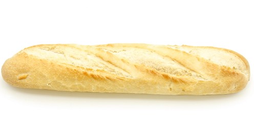 Pan sobre fondo blanco