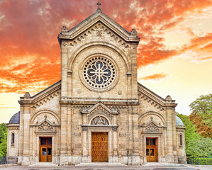 Church Eglise Notre Dame Des  Champs. Paris. France.