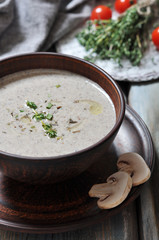 Mushroom cream soup