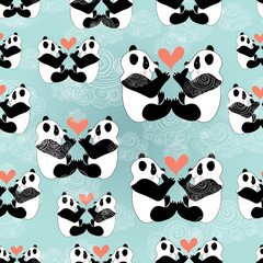 texture panda lovers