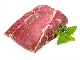 Wildschweinrücken - roh