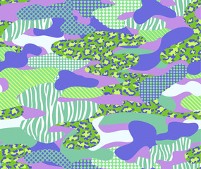 cool camouflage ~ seamless background
