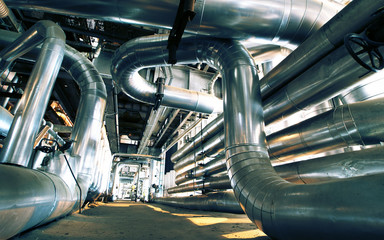 Industrial zone, Steel pipelines and equipment
