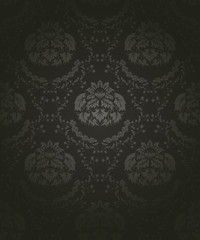 Damask seamless pattern