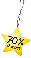 70 % Rabatt