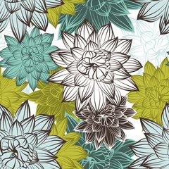 Gardinen Blumenmuster Seamless floral pattern  © Konovalov Pavel