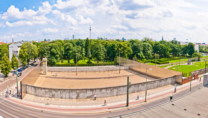 memorial to Berlin Wall in Berlin