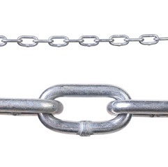 Obraz premium Fragment of a metal chain