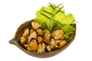 Marinated mussels