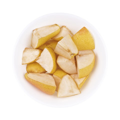 Pears in bowl