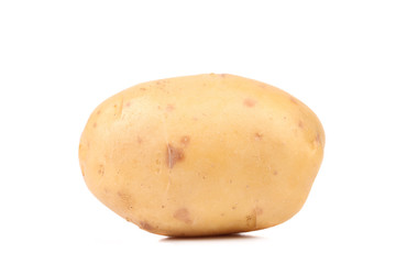 Fresh yellow potato.