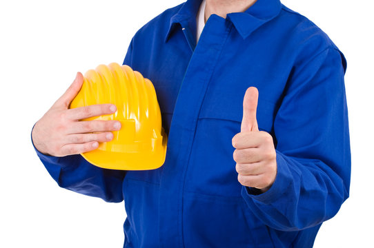 Blue collar worker.