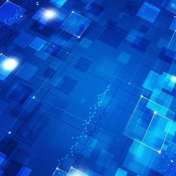 Blue Biz Motion Background