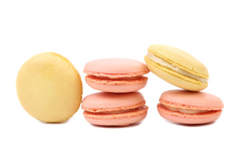 Various macaron cakes.