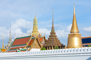 Pagoda at Wat Phra Kaew. © vachiraphan