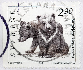 Bear Cubs Stamp