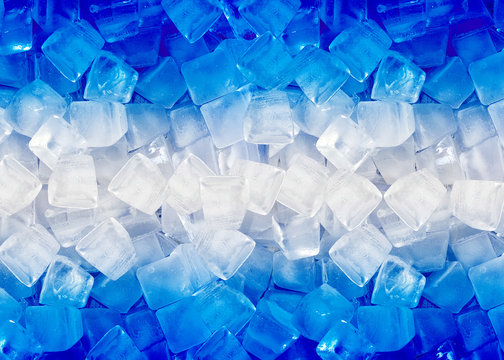 background with ice cubes