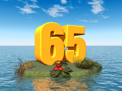 Zahl 65 Zahl 65