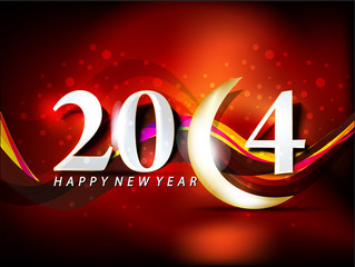 vector new year 2014