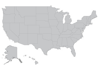アメリカ合衆国の地図