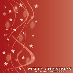 Christmas Greeting Card. Merry Christmas lettering