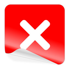 Obraz premium cancel icon