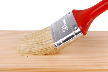 painting wood surface