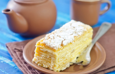 cake on plate