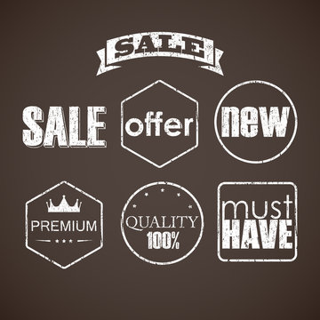 set of sale labels