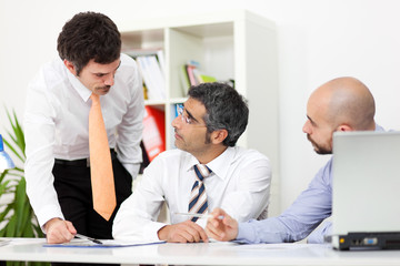 Business people talking on meeting at office