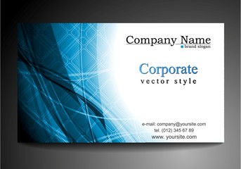 Vector blue business template