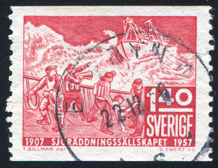 Ship in Distress and Lifeboat