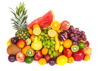 Obraz na płótnie Canvas Huge group of fresh fruits