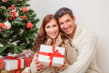 christmas couple