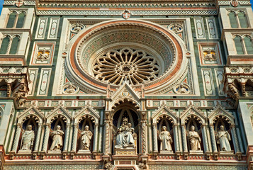 Fototapeta na wymiar Florence. Wonderful Piazza del Duomo - Firenze.