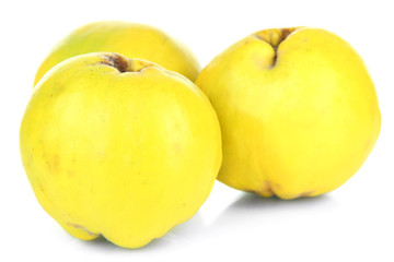 Sweet quinces isolated on white