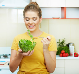 Woman in kitchen