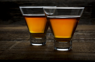 Two Maple Whiskeys Straight Up