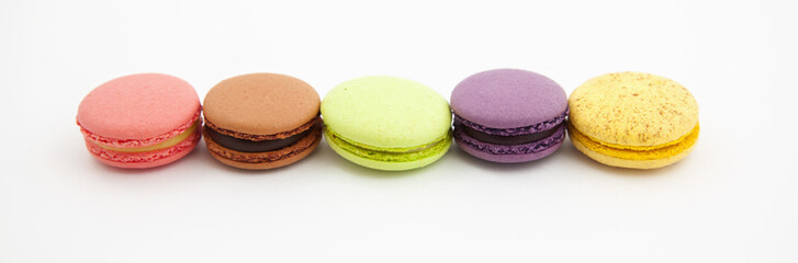 Tasty colorful macaroon