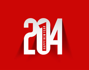 Happy new year 2014 Text Design