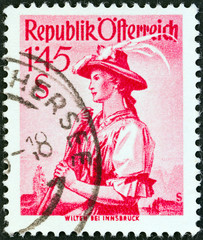 Woman from Wilter bei Innsbruck (Austria 1948)