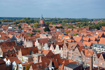 Lüneburg, Luftaufnahme