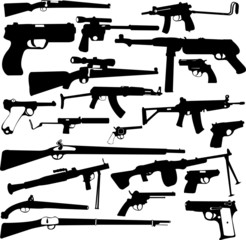 weapon collection - vector