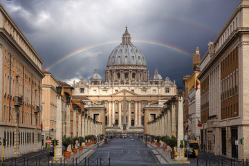Fototapeta premium Basilica di San Pietro. Rome. Italy.