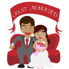 just married couple