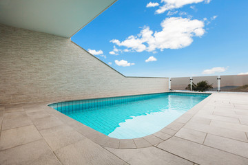 Obraz premium beautiful pool in exterior