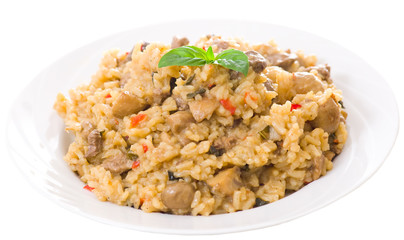 Risotto with mushrooms