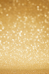Golden glitter abstract background